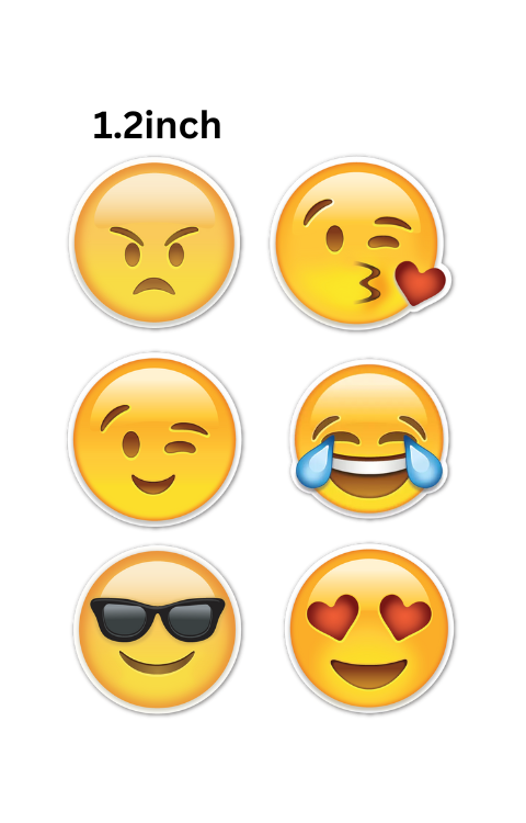 emoji sticker, smiley sticker